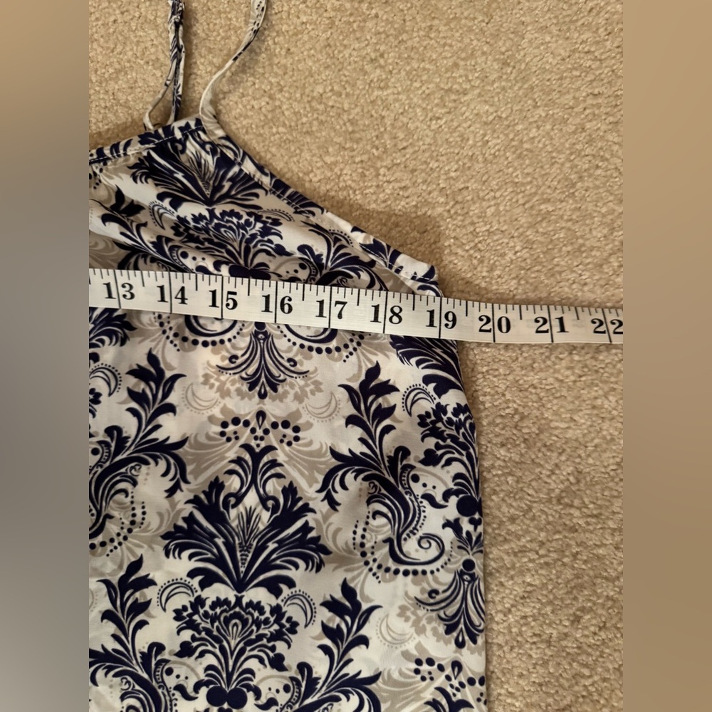 NWT DOKOTOO Floral Print Skinny adjustable Straps Women's Maxi Dress Size: M - Picture 9 of 13